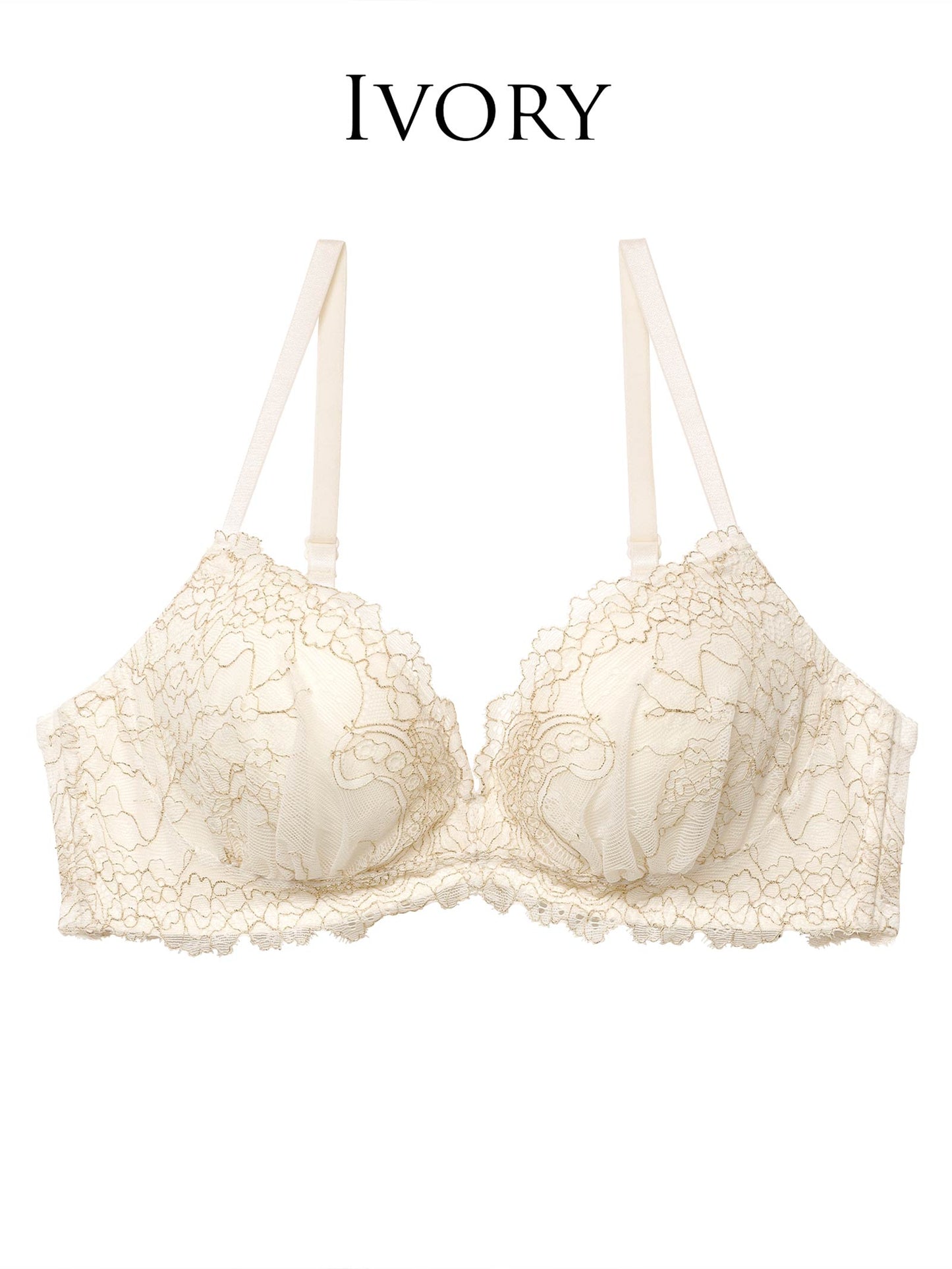 ふわりっちブラジャー/アイボリー